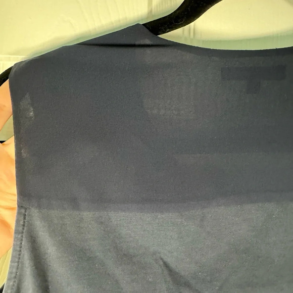 Lafayette 148 New York Navy Layered Business Causal Tank Top Size Small Petite - Picture 8 of 8